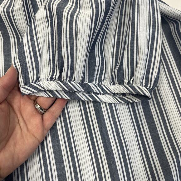 Catherines Embroidered Button Down Peasant Blouse Boho 1/2 Sleeve Size 3XP - Picture 9 of 13